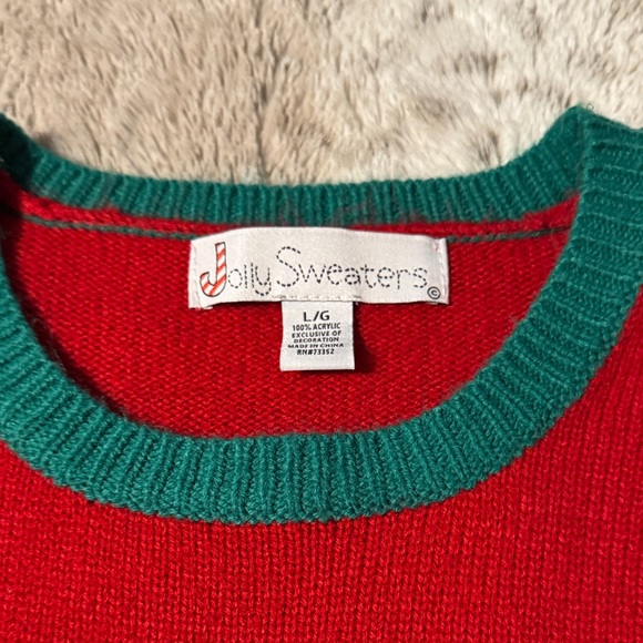 Jolly Sweaters Unisex “Ugly Christmas” Reindeer Sweater - Picture 3 of 5